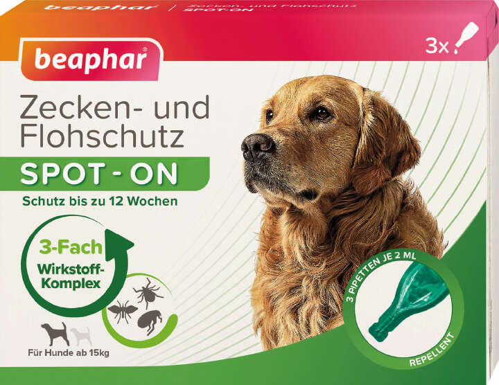 beaphar Zecken- und Flohschutz SPOT-ON 3 x 2 ml